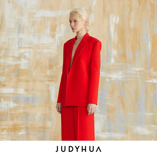 JUDYHUA 弧线分割设计西装 商品图1