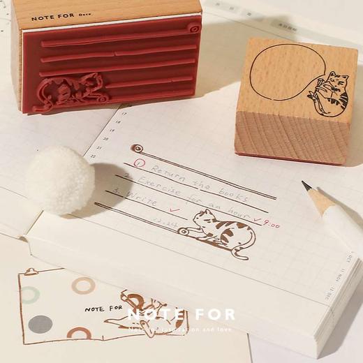 NOTEFOR手帐图案印章空白喵N-D1699 商品图4