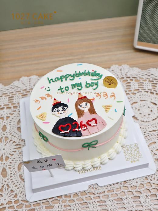 1027CAKE |  手绘蛋糕 ins风  情侣款 商品图2