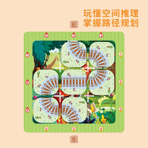 智蔻小小车长逻辑思维训练玩具4岁以上儿童益智桌游亲子互动 商品图2
