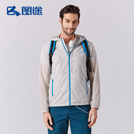 Acome阿珂姆/盖勒男式连帽皮肤衣 AG161J1082 商品图0