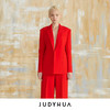 JUDYHUA 弧线分割设计西装 商品缩略图0