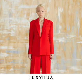 JUDYHUA 弧线分割设计西装