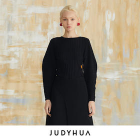 JUDYHUA 红唇刺绣针织上衣 JHB3M014