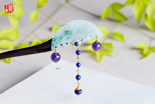 天然翡翠 【风雪初晴】发簪 商品图0