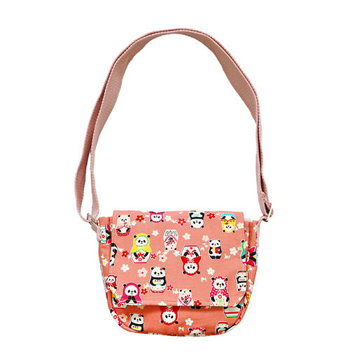 HUJI祤集Flap斜挎包风の花樱花熊猫 商品图1