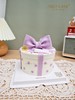 1027CAKE | 紫色系 翻糖蝴蝶结 礼物盒造型蛋糕 商品缩略图0