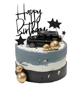 NO.268 ｜大气黑色吉普 ｜动物奶油蛋糕