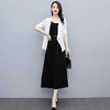 修身百搭，薄款披肩小外套雪纺连衣裙两件套HR-XMRS2139 商品缩略图3