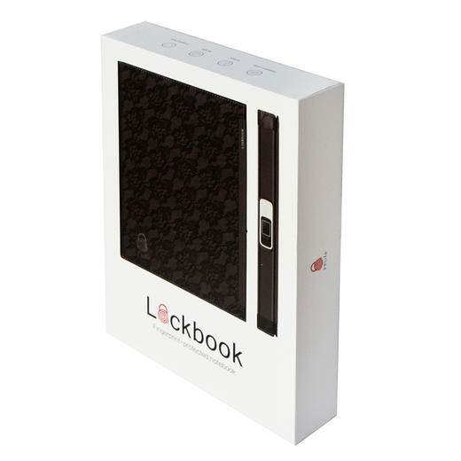 FPlife指纹锁笔记本(Loclbook)锁本/黑 商品图0