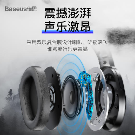 倍思头戴式蓝牙耳机NGD02入耳式运动跑步 商品图5