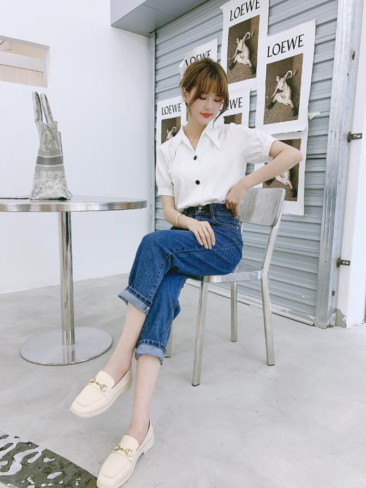 【百图lulu好物】【经典乐福鞋】超软，一脚蹬入温柔乡，可以穿着去跑马拉松的，马鞍扣 经典 超纤皮质乐福鞋 商品图2