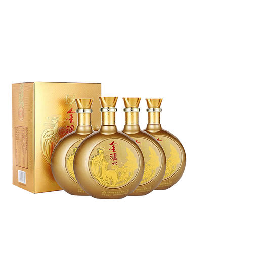 【会员日5折】52度 金泸州白酒金醉月999ml*4    泸州老窖官方旗舰店 商品图0
