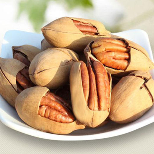 【食品酒水】*新疆碧根果 奶油山核桃 500g坚果休闲零食特产炒货 商品图2