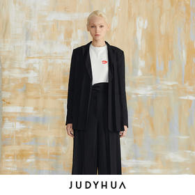 JUDYHUA 皱褶设计西装