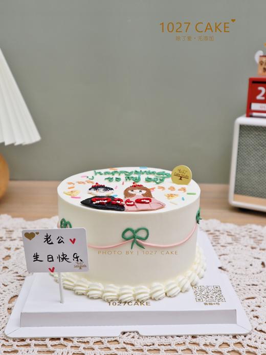 1027CAKE |  手绘蛋糕 ins风  情侣款 商品图1