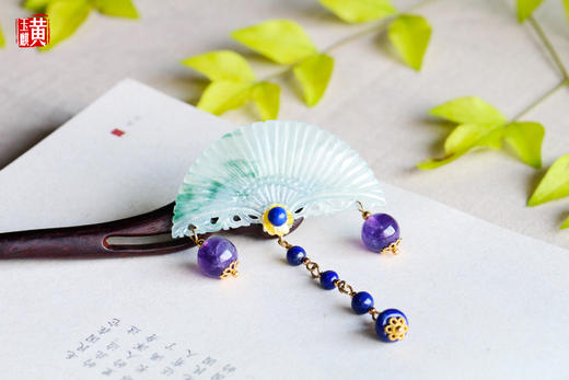 天然翡翠 【风雪初晴】发簪 商品图1