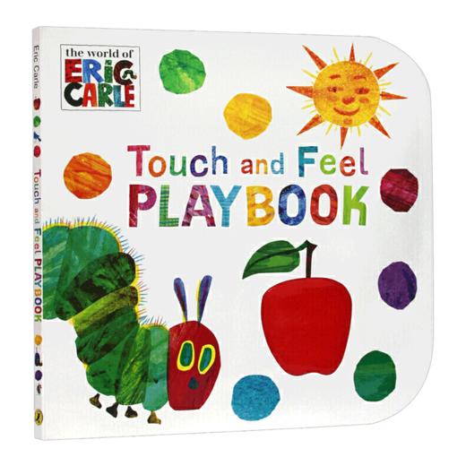 卡尔爷爷儿童形状数字启蒙触摸书 英文原版绘本 Eric Carle Touch and Feel Playbook 张湘君 好饿的毛毛虫 英文版进口英语书籍 商品图3