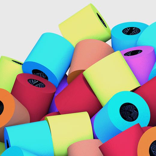 【已下架】积分换购 | 葡萄牙Renova 彩色檀香卫生纸巾6卷 蓬松柔软 植物染料 不掉色 不掉纸屑 [福利品] 商品图1