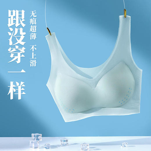 【夏季限时特惠 买1送1 】【空气文胸薄如蝉翼】JIFENG悸枫空气网纱洞洞文胸超薄透气冰丝面料轻薄无钢圈 商品图2