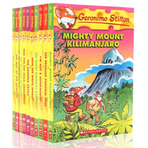 【老鼠记者系列】Geronimo Stilton 英文原版章节桥梁书 彩图儿童益智小说5-7-10岁探索科普小学生课外阅读故事图书 商品图4