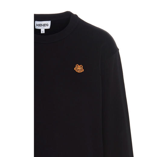 【一】KENZO 高田贤三 小虎头 女士卫衣 黑色 FB52 SW820 4ML 99 商品图3