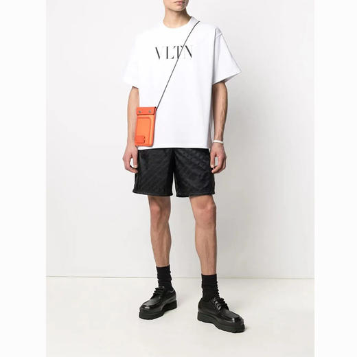 VALENTINO 华伦天奴 男士圆领短T恤 白色 VV3MG03S72C A01 商品图3