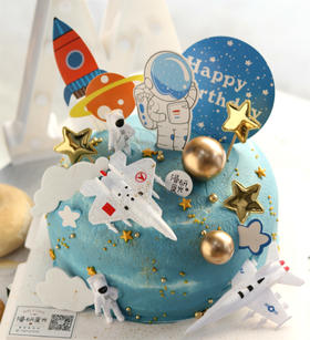 [生日蛋糕]宇航员星球款