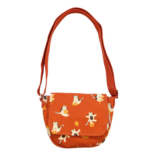 HUJI祤集Flap斜挎包插画猫猫和熊熊 商品图7