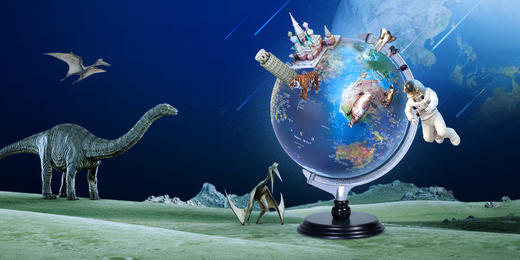 北斗地球仪3D立体动画浮雕卫星影像地球仪-AR模块 18大趣味主题 有声有声带讲解 商品图10