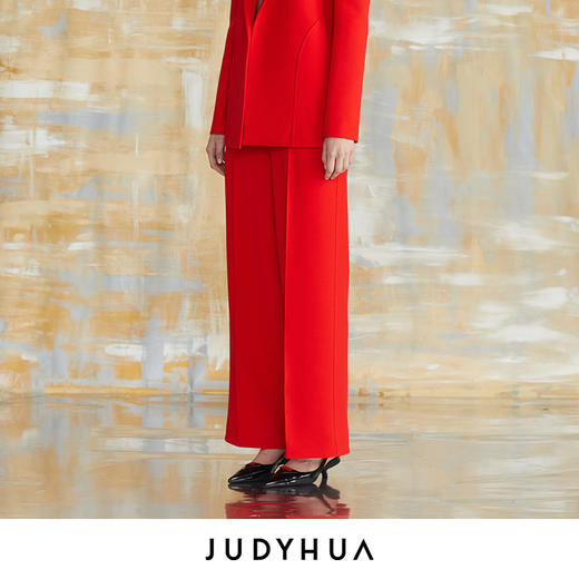 JUDYHUA 袋盖设计直筒裤 商品图1