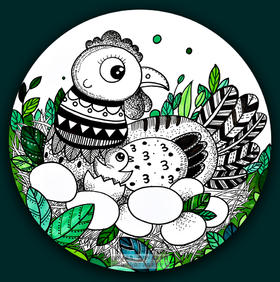 7-9岁《瞧，鸡妈妈在孵小鸡啦》线描【自动发货：下单后，点击手机短信中收到的链接，即可获取文件下载的链接；如有任何问题，可添加客服微信hm33268获得帮助】