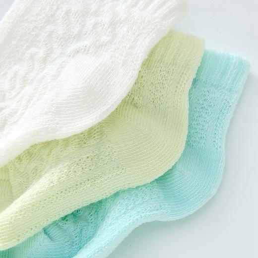 英氏婴儿袜子透气薄袜宝宝袜子2021新款YIWCJ01033A01 YIWCJ01034A01 商品图2