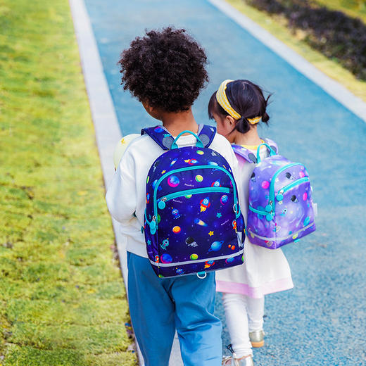 梦乐护脊小书包P10012P小学生轻便减负男女童背包 商品图1