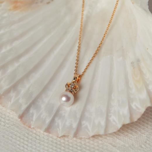 Manreya玛芮雅「为爱加冕」18K注金天然AK珍珠镶锆石时尚贵气配饰 商品图3