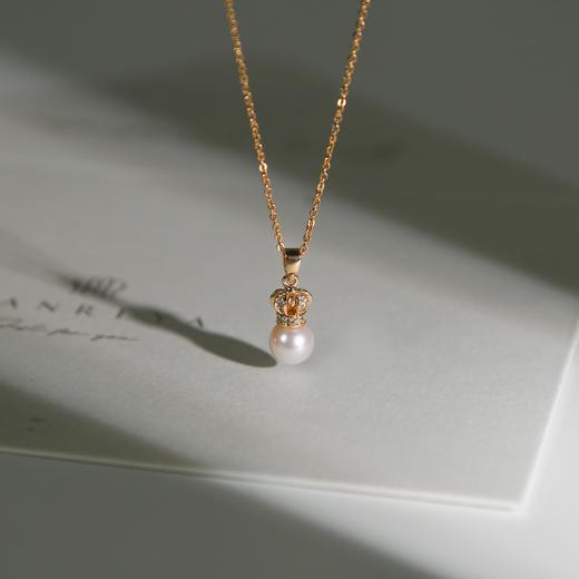 Manreya玛芮雅「为爱加冕」18K注金天然AK珍珠镶锆石时尚贵气配饰 商品图5