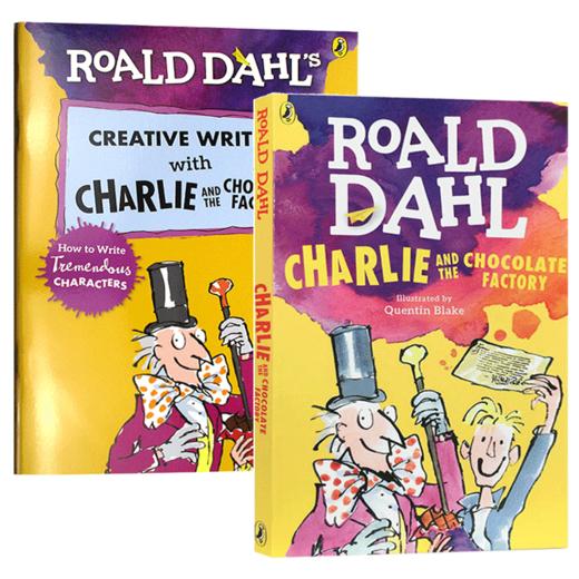 查理和巧克力工厂2册 英文原版 Charlie and the Chocolate Factory 罗尔德达尔 儿童英语读物章节书籍 商品图3