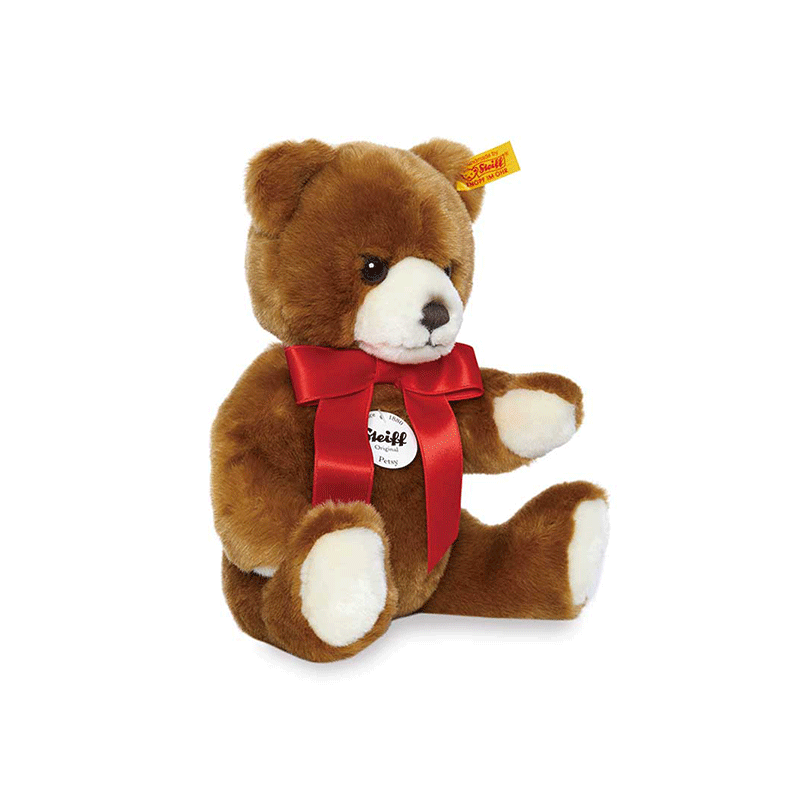 Steiff/史黛芙 Petsy泰迪熊红色领结款 28cm 012402