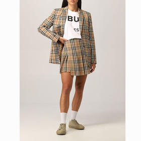 BURBERRY 巴宝莉  女士 Vintage 格纹羊毛精裁夹克 格子 8033466 A7028