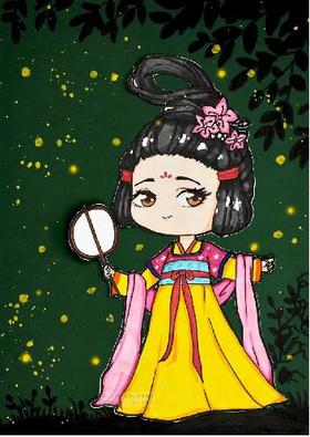 10-12岁《轻罗小扇扑流萤》卡通动漫【自动发货：下单后，点击手机短信中收到的链接，即可获取文件下载的链接；如有任何问题，可添加客服微信hm33268获得帮助】
