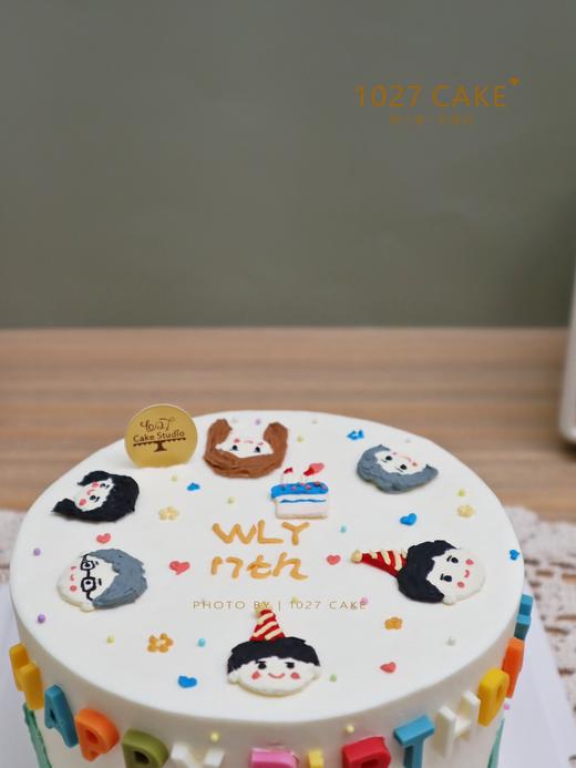 1027CAKE |  手绘蛋糕 ins风 闺蜜款 多人手绘 商品图2