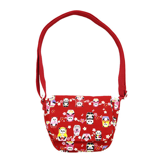 HUJI祤集Flap斜挎包风の花樱花熊猫 商品图2