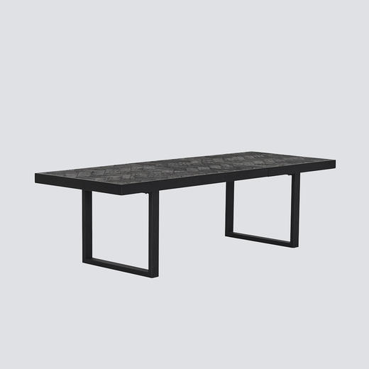 NS家居nsfurniture木制铁艺折叠可变加长餐桌NSDT-HL60032-RK 商品图2