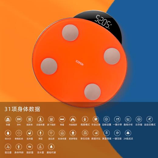 沃莱智能体脂秤 商品图1