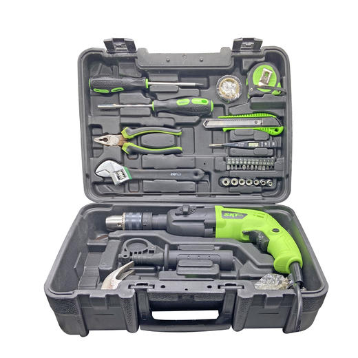 【货号07659】skT轻型420W电锤塑料盒豪华装 一把钳子生锈。特价处理。 商品图1