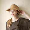 【帽子】欧美大檐草帽空顶帽黑色鸭舌帽遮阳帽太阳帽户外出游度假帽女潮 商品缩略图1