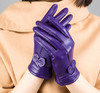 【手套】*手套女士羊皮手套冬季保暖手套海宁皮手套 商品缩略图5