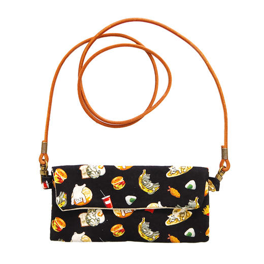 HUJI祤集Comfy斜挎包插画薯条猫咪 商品图2