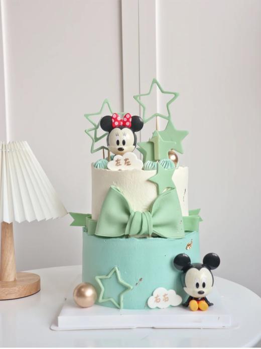 龙凤胎宝宝周岁蛋糕 商品图0