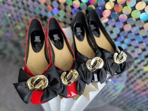 西村名物2021年秋季新款舒软休闲平跟女单鞋浅口百搭奶奶鞋X21CE35851 商品图1